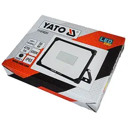 Прожектор переносний Yato SMD LED 50 Вт 230 В 4750 лм 75 діодів чорний (YT-818251) - мініатюра 2
