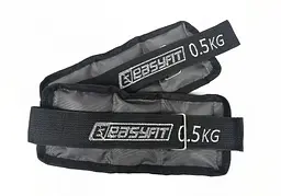 Обтяжувачі для ніг та рук з металом EasyFit Metal 0,5 кг (пара) - мініатюра 1