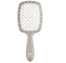 Щітка для волосся сіра з білим Superbrush Janeke