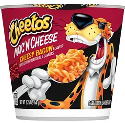 Макарони з сиром та беконом Cheetos Mac'n Cheese Cheesy Bacon Flavor 4 x 64г - мініатюра 6