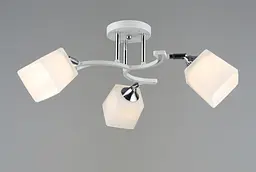 Люстра стельова Sirius B N6107/3 WT+CR з поворотнім механізмом