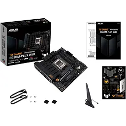 Материнська плата Asus TUF Gaming B650M-PLUS WIFI sAM5 B650 4xDDR5 M.2 HDMI DP WiFi BT mATX - мініатюра 2