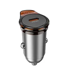 АЗП HOCO NZ16 Rigorous single port PD30W Metal Grey - мініатюра 4