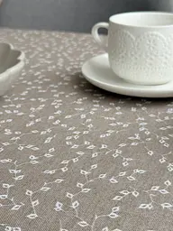 Скатертина столова Ecotton DUCK 170х200 см водовідштовхувальна кремовий (V 10/ Khave) (25022) - мініатюра 8