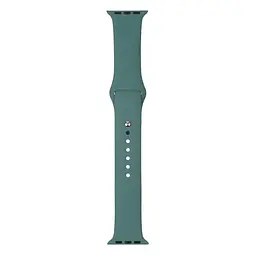 Силіконовий ремінець на смарт-годинник для Apple Watch 38,40,41,42 mm, Sport Band (3 Straps), pine green, зі зручною застібкою, для годинника епл вотч, спортивний, ArmorStandart (ARM56844)