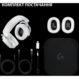 Навушники Logitech G Pro X 2 Lightspeed Wireless White (981-001269) - мініатюра 10