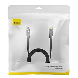 Кабель Baseus high Speed Six types of RJ45 Gigabit network cable (flat cable) 3M - мініатюра 2