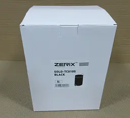 Відро для сміття кругле Zerix Solo-TC0105 5 л чорний black ZX5898, Чорний матовий - мініатюра 5