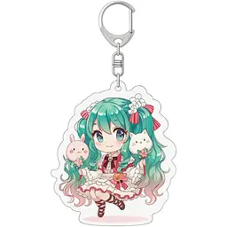 Брелок акриловий Хацуне Міку Вокалоїди Vocaloid Hatsune Miku