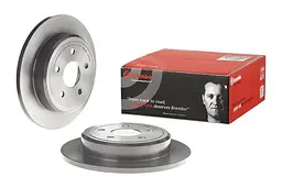 Диск гальмівний невентильований Jeep Grand Cherokee III, Commander 04-11р Brembo (08.A863.11) - мініатюра 2