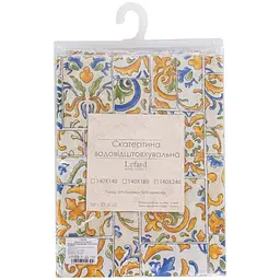 Скатертина Lefard Home Textile Tiles Amarillo водовідштовхувальна, 180х140 см (715-278) - мініатюра 5