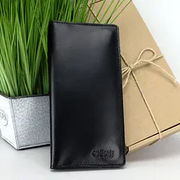 Гаманець чоловічий шкіряний на магнітах Handycover HC0079 чорний - мініатюра 3