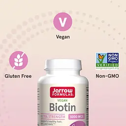 Біотин Jarrow Formulas Biotin 5000 мкг 100 капсул - мініатюра 4