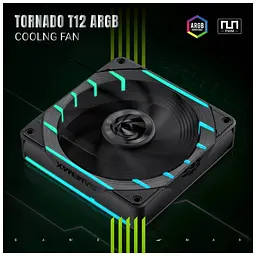 Кулер до корпусу Gamemax Tornado T12 ARGB - мініатюра 5