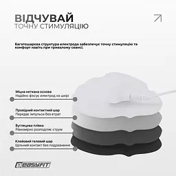 Міостимулятор EasyFit MyoTone імпульсний масажер для м'язів - мініатюра 5
