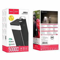 Повербанк Hoco J86A Powermaster 22.5W 50000 mAh Black - мініатюра 7