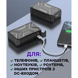 Батарея універсальна Sigma X-power SI20A11QLX-DC 20000mAh, 65W, DC-output 9-22V, outdoor style (4827798844014) - мініатюра 9