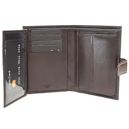 Портмоне чоловіче шкіряне Semi Line RFID Brown (P8266-1) - мініатюра 3