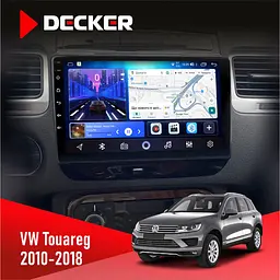 Штатна магнітола Volkswagen Touareg 2010-2018 Decker D9-006 4x64, 4G Decker (НФ-00004605)