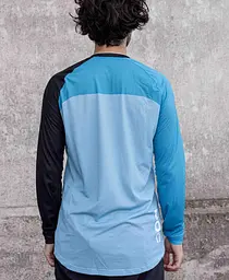 Велоджерсі POC MTB Pure LS Jersey S Чорний-Блакитний - мініатюра 2