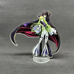 Акрилова колекційна фігурка Чібі Chibi Code Geass - Код Гіас: Повсталий Лелуш C.C. (Си-Си) Лелуш Ламперуж 1 15 см