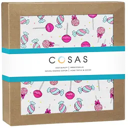 Пелюшка муслінова Cosas Lollipops 80х100 см (MuslinDiapers_Lollipops)
