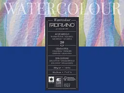 Склейка-блок для акварелі Watercolor A3 (29,7х42 см) 200г/м2 20л середнє зерно Fabriano - мініатюра 2