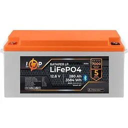 Акумулятор LogicPower LiFePO4 12.8V - 280 Ah BMS 200A/100А Smart BT [30353] [109367] - мініатюра 2