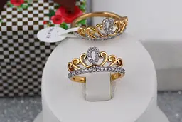 Кільце Xuping Jewelry маленька принцеса р 17 золотисте - мініатюра 2