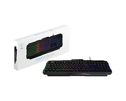 Клавіатура GAMING BLACK UA FORGE GK100 UA MSI - мініатюра 5