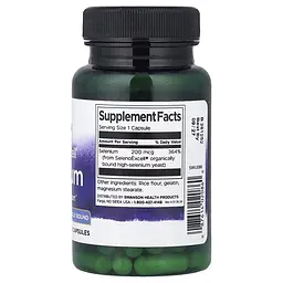 Селен Swanson SelenoExcell 200 mg, 60 капсул для антиоксидантного захисту - мініатюра 2