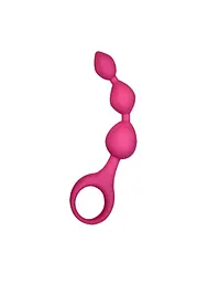 Анальні кульки Alive Triball Anal Curves 15 см (рожевий) - мініатюра 2