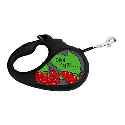 Повідець-рулетка для собак Waudog R-leash малюнок Калина XS до 12 кг 3 м