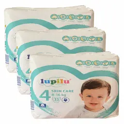Підгузки Lupilu Skin Care 4 Maxi (8-16 кг), 99 шт