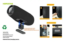 Колонка Bluetooth Hopestar A60 Ultra 450 Вт із мікрофоном RGB, IPX6, 30000 mAh - мініатюра 5