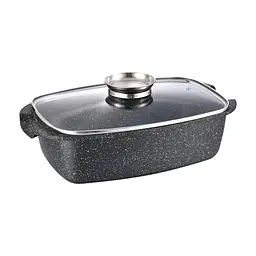 Жаровня Gusto з покриттям Marble 5.5 л (GT-2504-32) - мініатюра 2