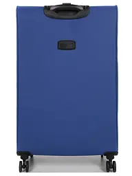 Валіза велика L тканинна Snowball 22204 80×46×28см 99+18см Синій - мініатюра 4