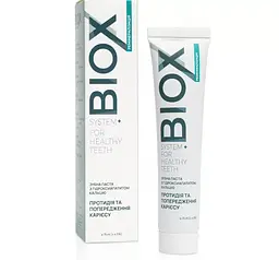 Натуральна зубна паста BIOX з гідроксіапатитом протидія карієсу 75 мл Choice