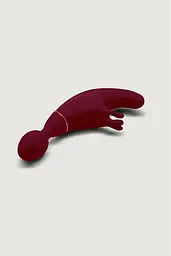 Вібратор Adrien Lastic Fusion для мультиоргазмів, 19.9х4.1 см бордовий - мініатюра 3