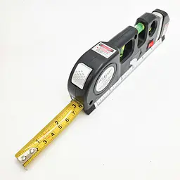 Рівень лазерний 4 в 1 рідинний 3х рівень рулетка лінійка Fixit Laser Level PRO 3 - мініатюра 11