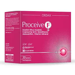 Формула для жінок Orzax Proceive F, 30 саше для підтримки здоров'я репродуктивної системи