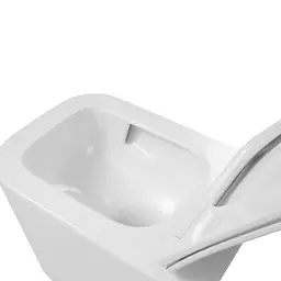 Унітаз підвісний Qtap Crow безободковий з сидінням Soft-close QT05335171W - мініатюра 2