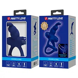 Віброкільце Pretty Love Passionate Figgy синій - мініатюра 10