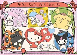 Пазл Clementoni Хеллоу Кітті та друзі (Hello Kitty and Friends Theme Puzzle - 1000 pcs.), колаж, 1000 ел. (37118) - мініатюра 2