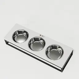 Hollky Base Bar — три миски на підставці (3 × 0,45 л) - мініатюра 5