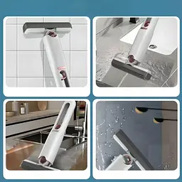 Портативне диво міні швабра MINI MOP з автовіджимом, легка, для прибирання будинку, авто - мініатюра 3