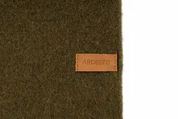 Плед Ardesto Leonardo Doubleface 140x200 см 100% вовна хакі-коричневий (ART0402LD) - мініатюра 4
