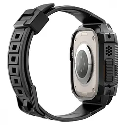 Чохол та ремінець Spigen Rugged Armor Pro Band для Apple Watch Ultra 49 мм Black (ACS05460) - мініатюра 7