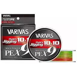 Шнур Varivas Avani Jigging Max Power X9 10*10 Multicolor 200 m 6.3 kg 0.128 mm 0.6 (1102-VA 13701)