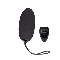 Віброяйце Adrien Lastic Ocean Breeze 2.0 Black, пульт ДК, дуже потужний мотор, 10 віброрежимів - мініатюра 2